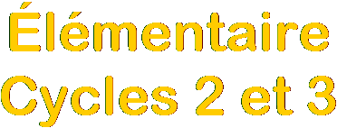 �l�mentaire cycle 2 cycle 3